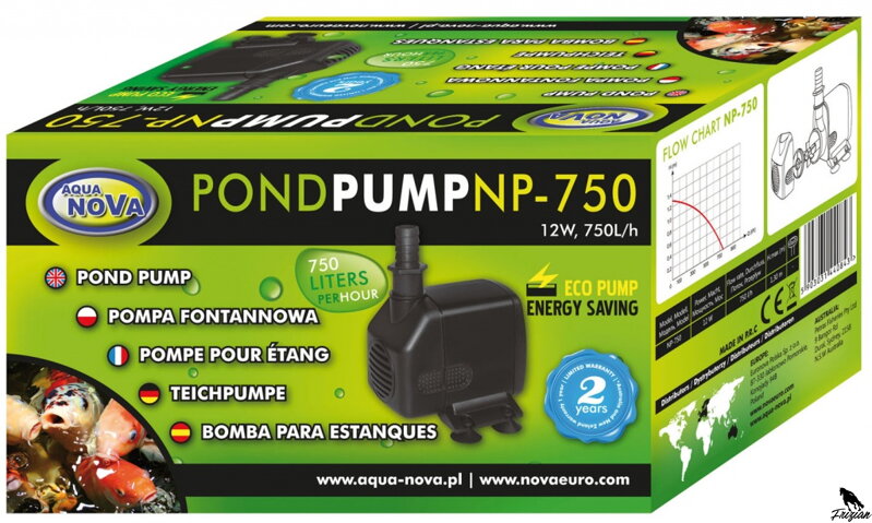 NP čerpadlo 750L/H,12W